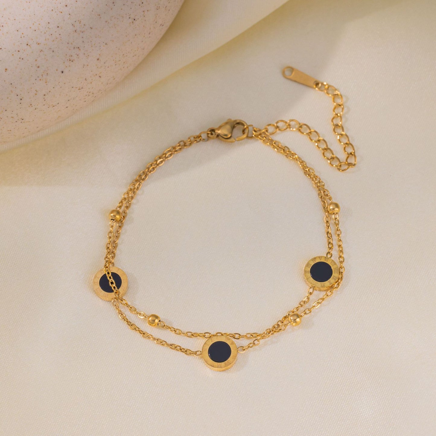 Women's Steel High-grade Gold Does Not Fade Anklets