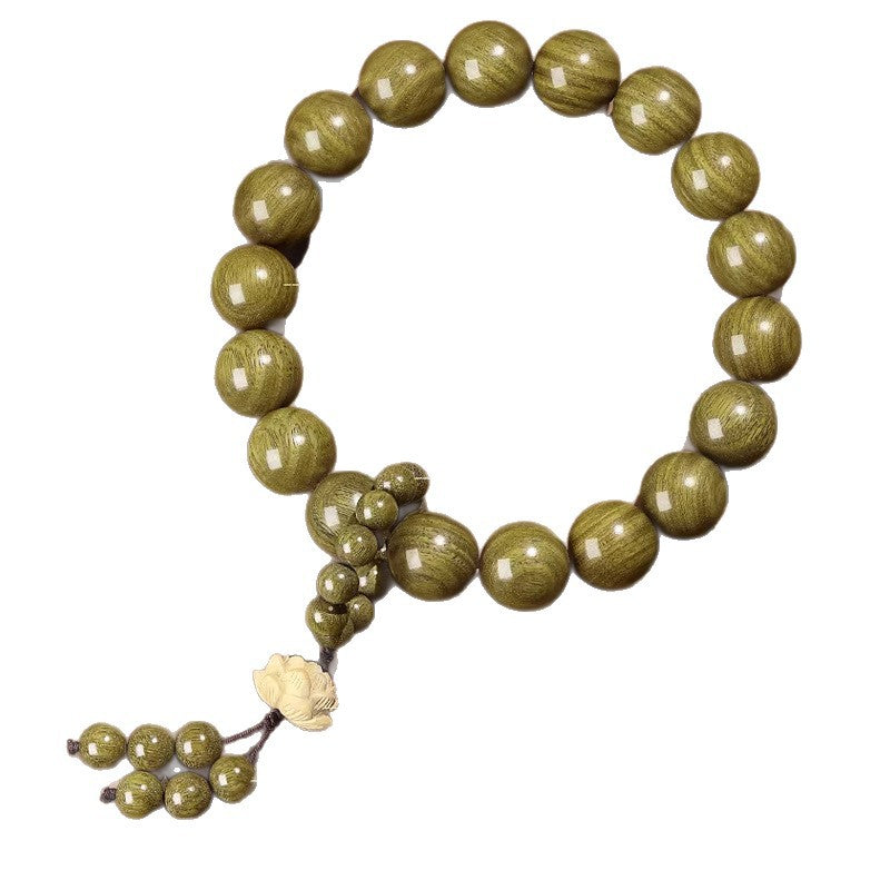 Men's Natural Sandalwood Large Size Car Gear Controller Decoration Crafts Prayer Bracelet