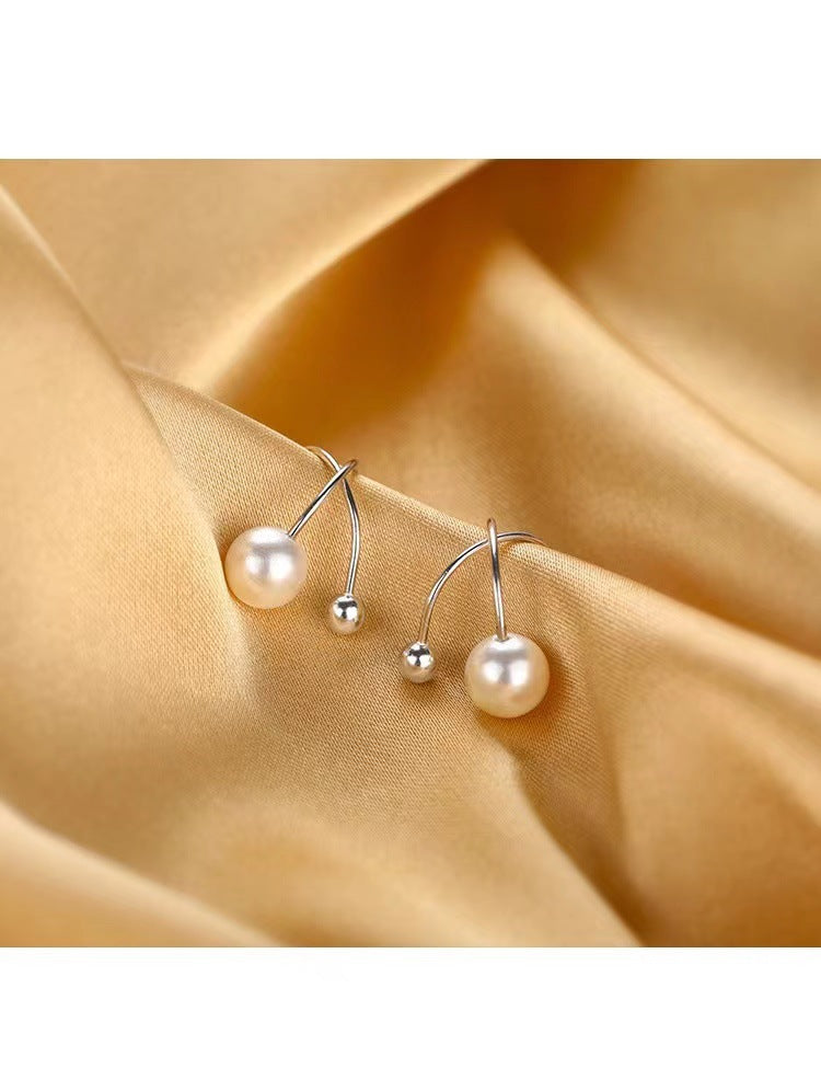 Women's Low Price Light Luxury Premium Temperamental Pearl Eardrops Rings