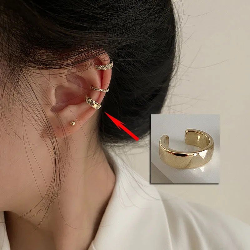 Clip Without Pierced Female Graceful Fashionable Retro Aloofness Earrings