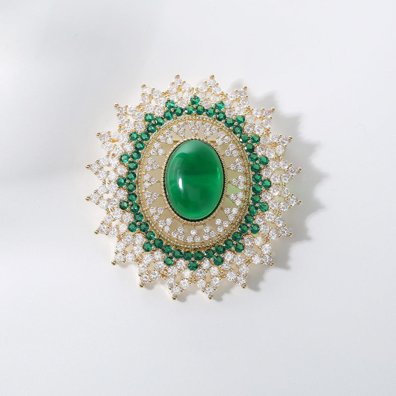 Women's Brooch Full Diamond Alloy Corsage Clothing Brooches