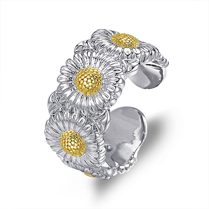 Brushed Craft Daisy Gardenia Eternal Series Rings