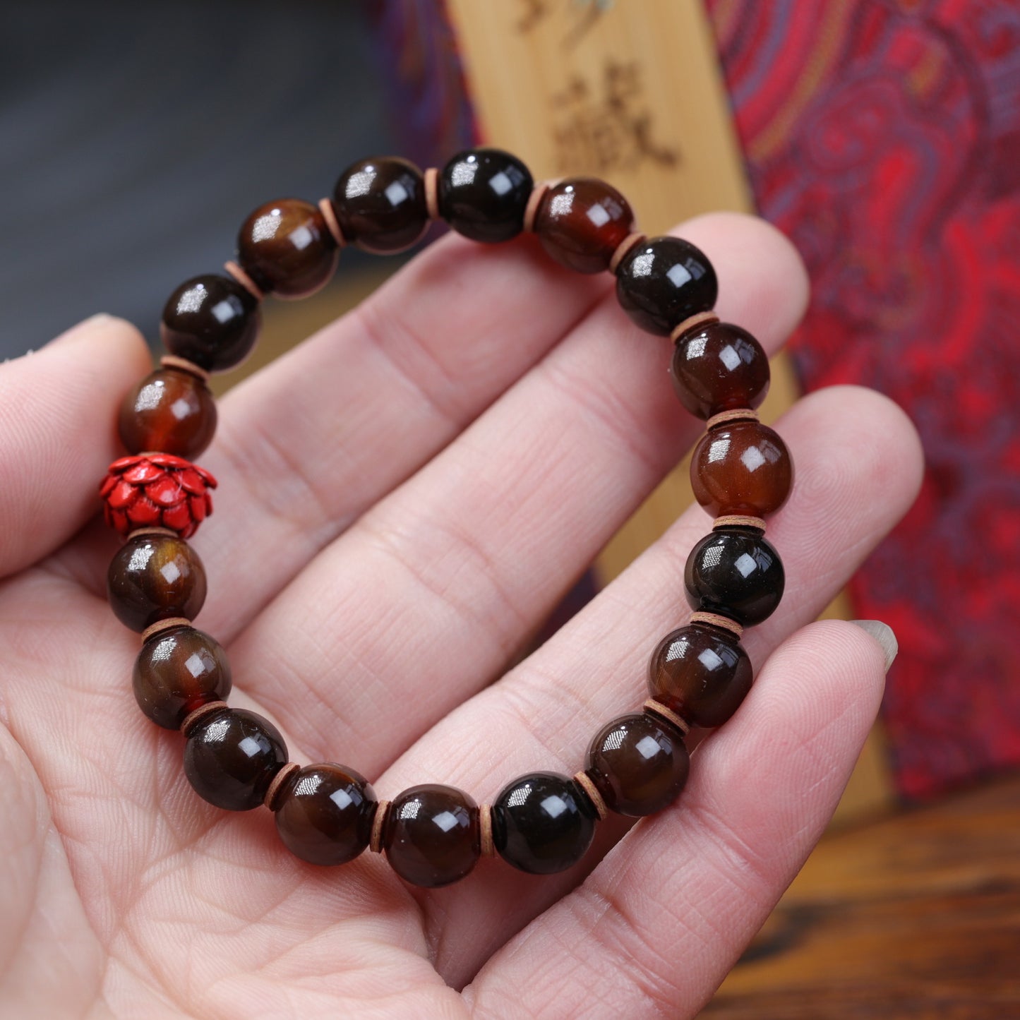 Blood Nail Full Sugarcane Grain Sheep Horn Imitation Of Turtle Bracelets