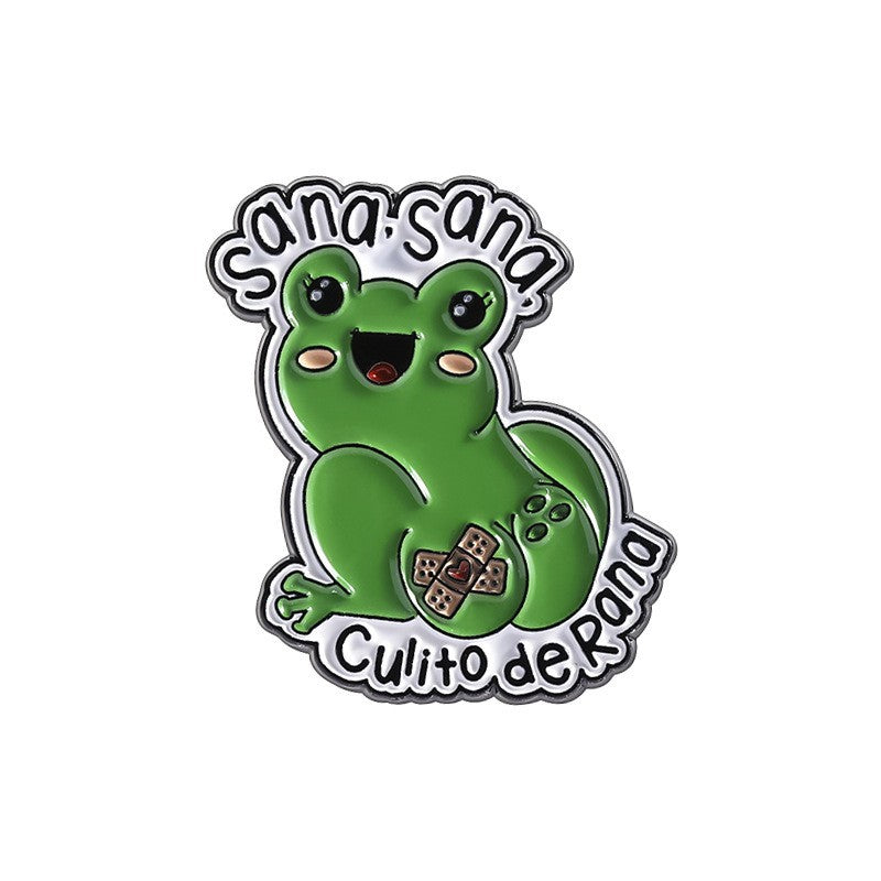 Cartoon Frog Series Brooch Cute Personality Little Brooches