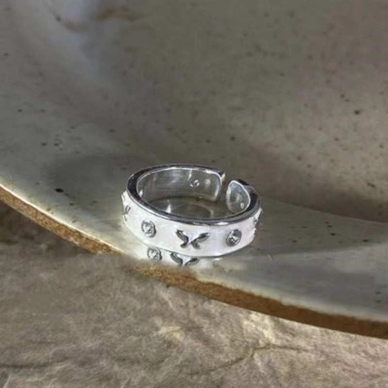 Luxury Style Heart Shell Niche Temperament Girlfriends Couple High Sense Rings