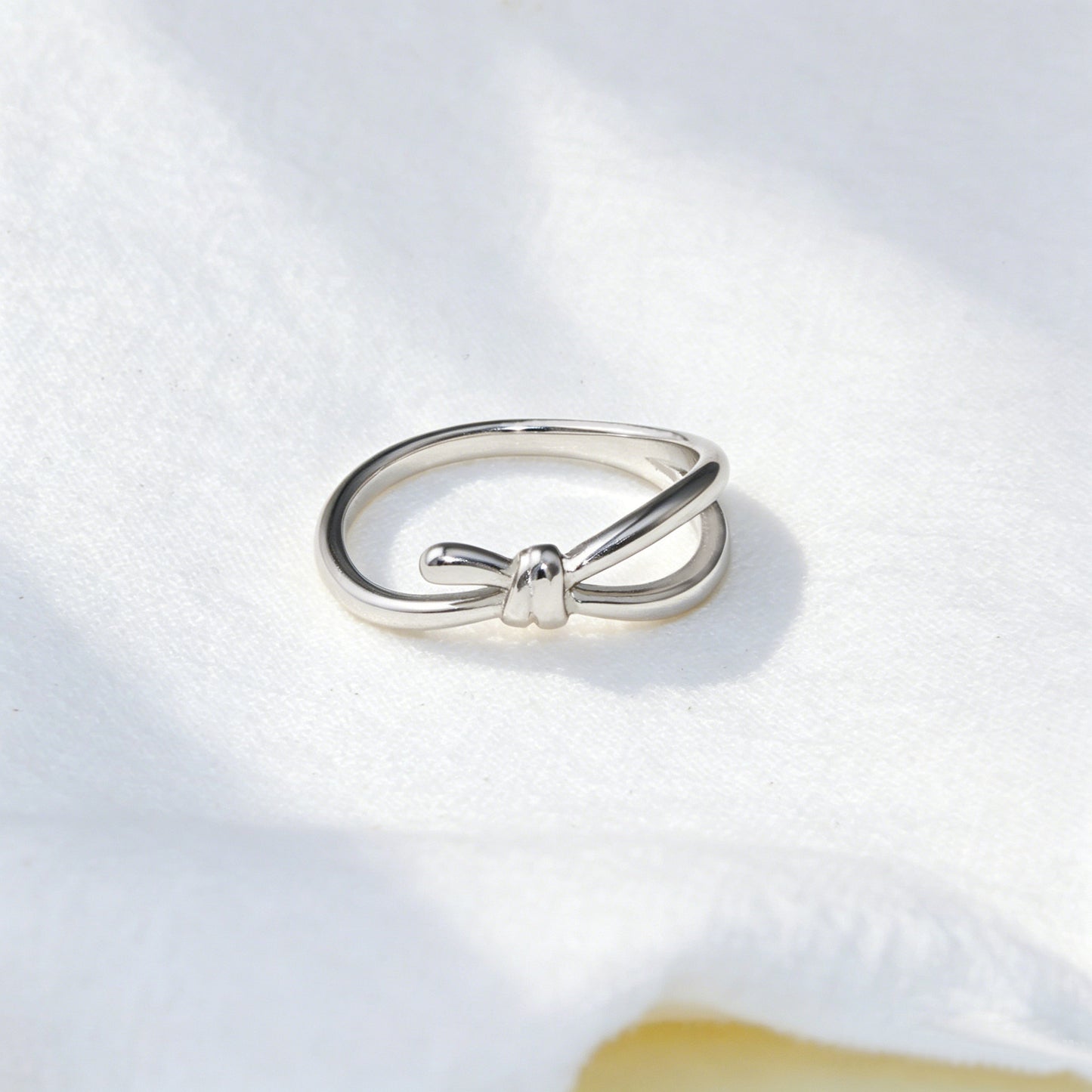 Knot Stainless Steel Little Finger Simple Ring