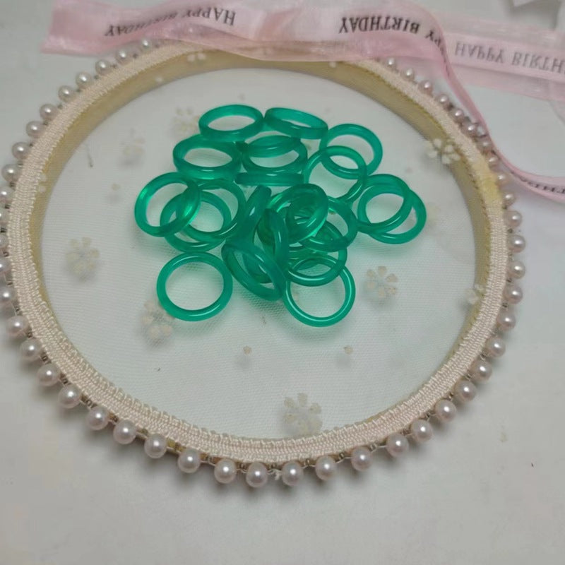 Female Single Material Sticky Accessory International Trade City Ring