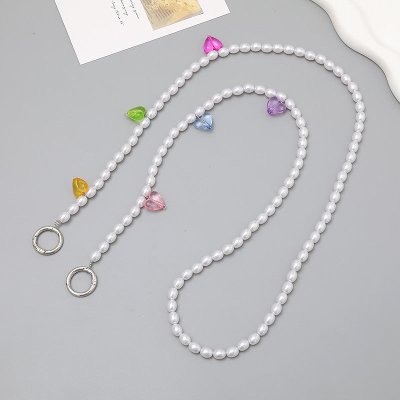 Phone Case Lanyard Handmade Beaded Bag Hanging Ornaments