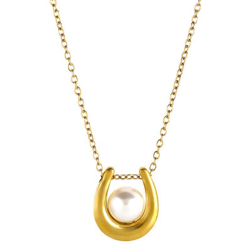 Titanium Steel Female Korean Washable Gold Refined Stylish Versatile Necklace
