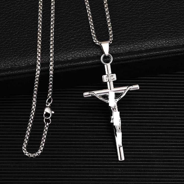 Women's & Men's Simplicity Long Gothic Vintage Stainless Steel Pendants