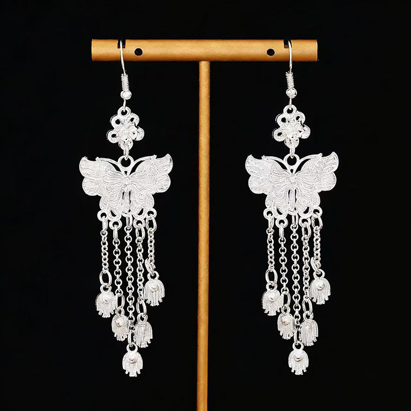Ethnic Style Peacock Retro Ear Hook Earrings