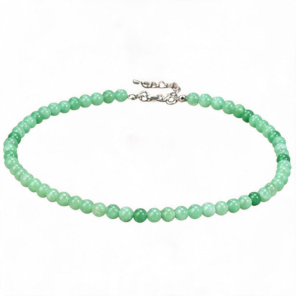 Women's Bohemian Colorful Natural Stone Beaded Twin Necklace