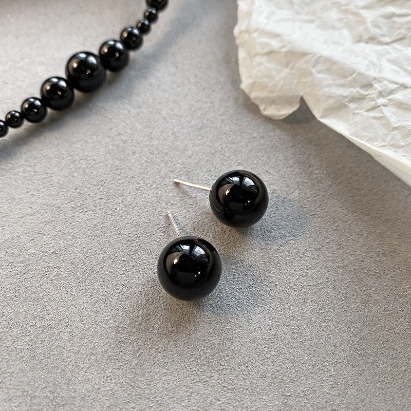 Black Pearl Classic French High Sense Necklaces