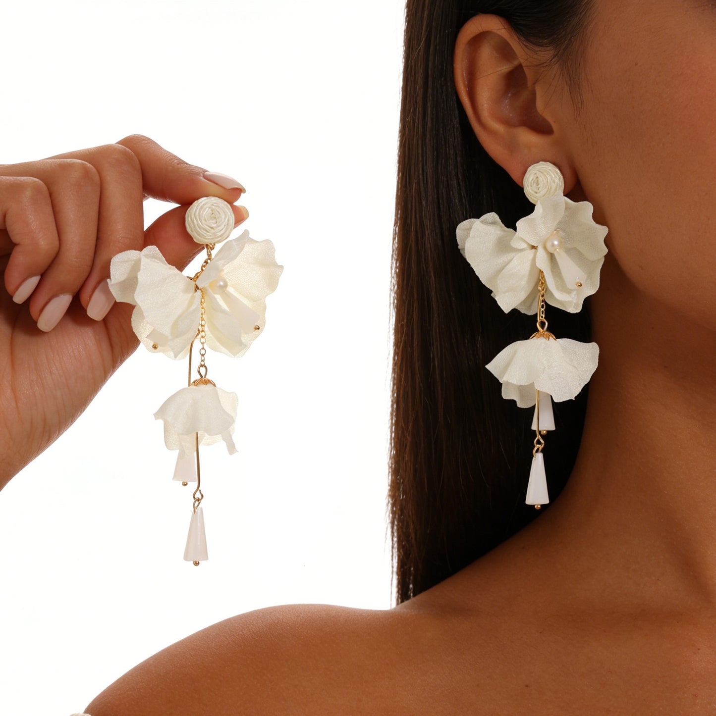 Fairy Petals Raffia Woven Tassel Female Fashionable Pendants