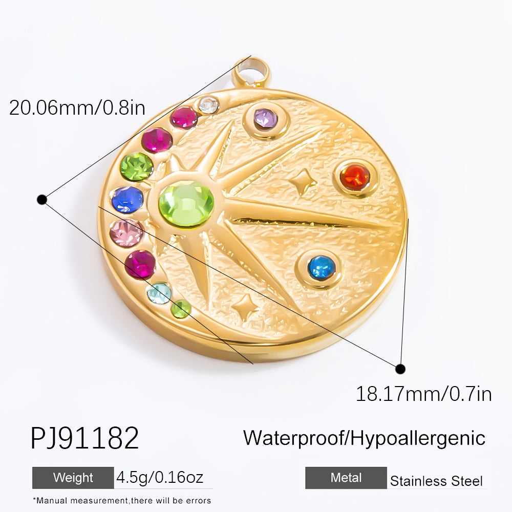 Classy Stylish Stainless Steel Gold-plated Design Jewelry Accessories