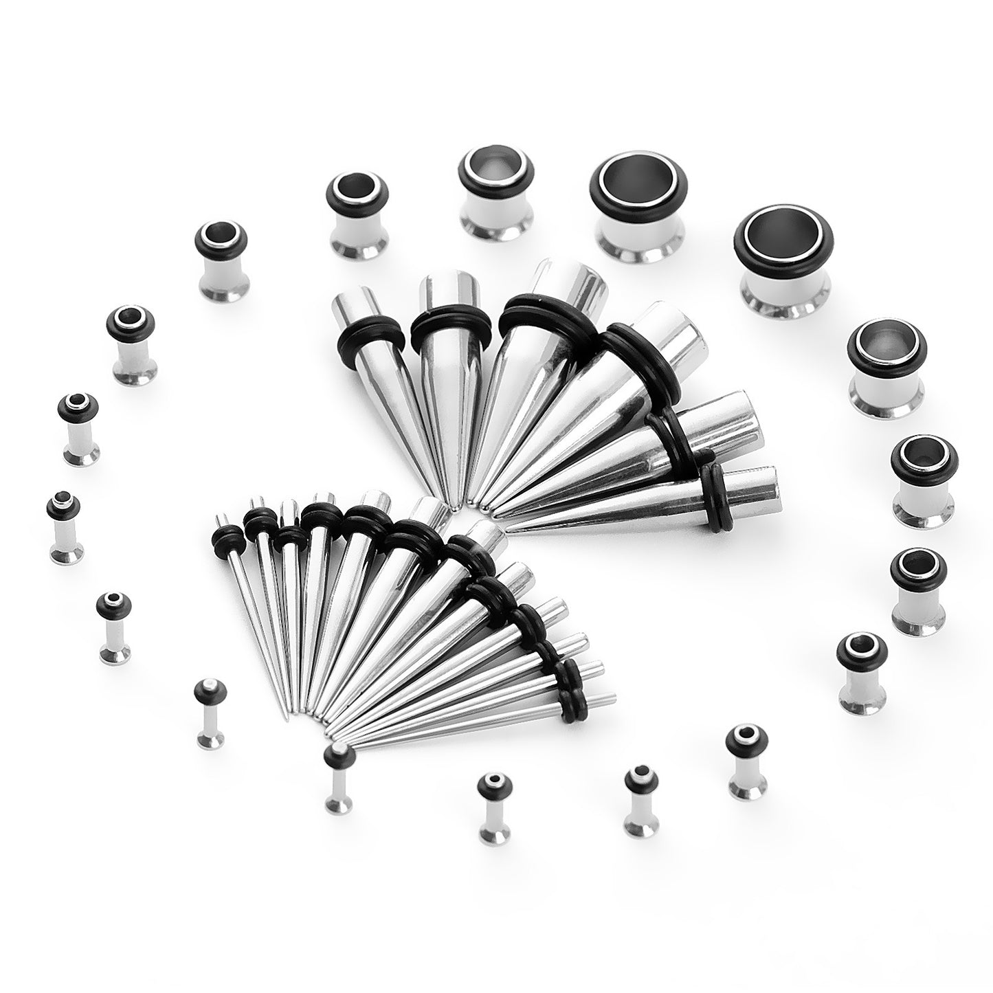Pointed Cone Single Horn Ear Extender Amplifier High Sense Piercing Stud Earrings