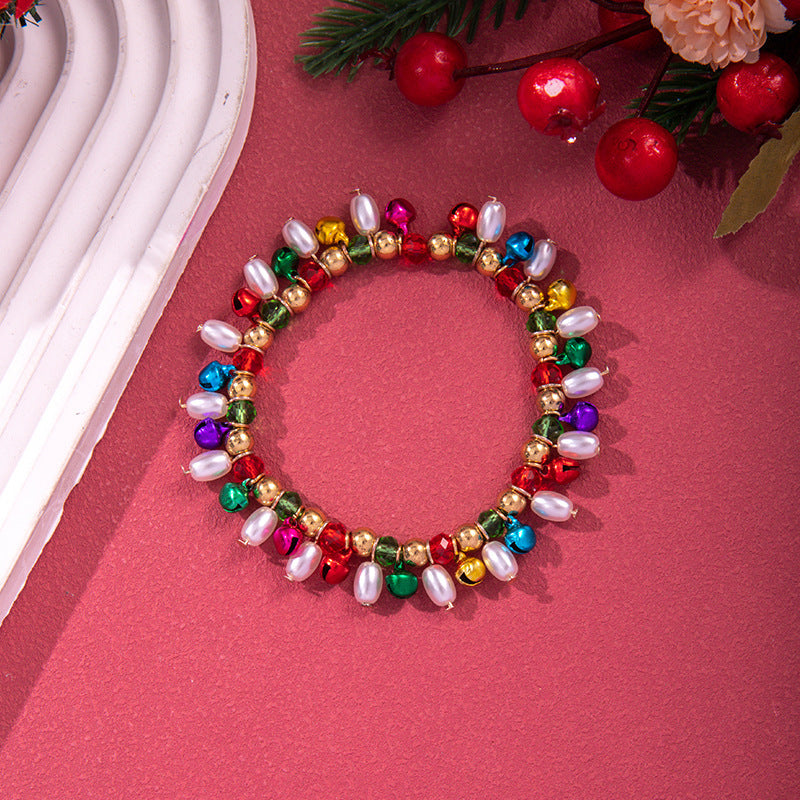 Clay Crystal Stacked Band Suit Santa Bracelets