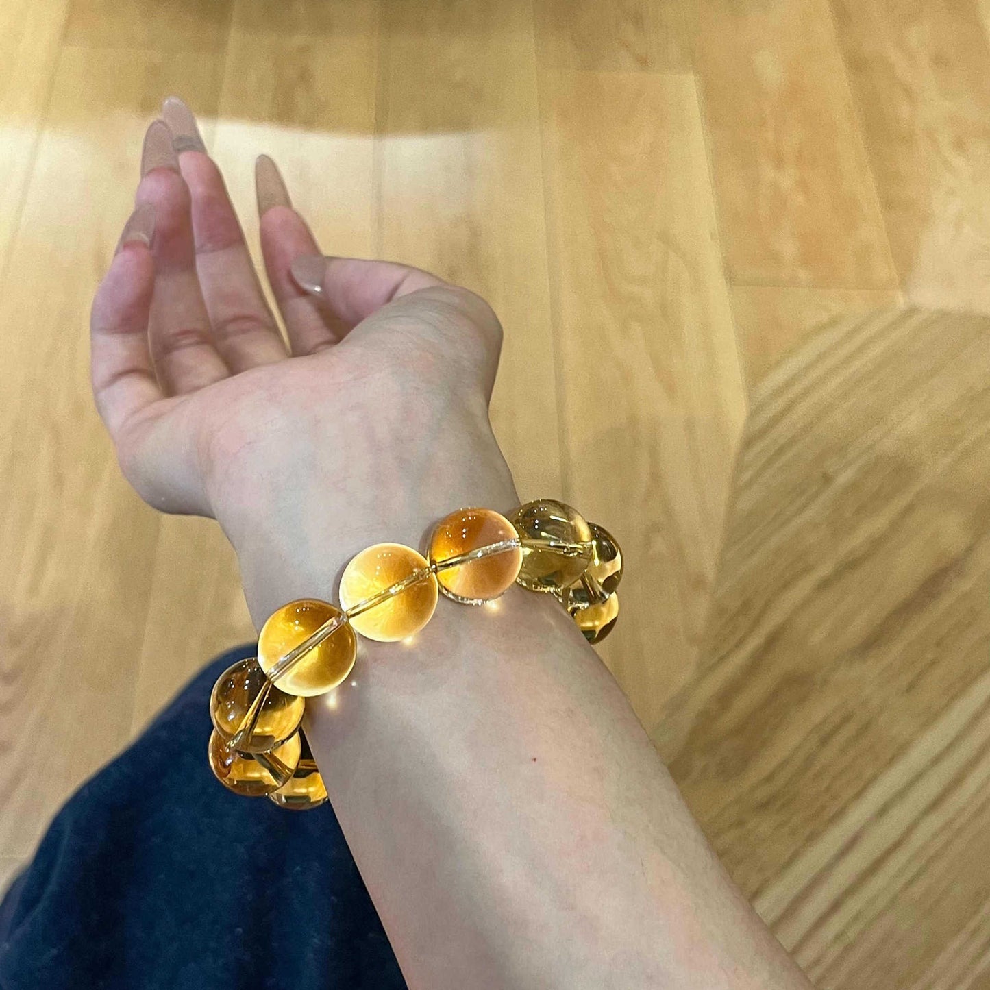 Women's High-grade White Artificial Citrine Fashionable Bracelets