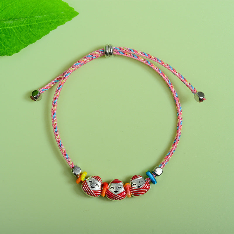Children's Dragon Boat Festival Colorful Rope Hand-woven Magic Color Treasure Carrying Bracelet