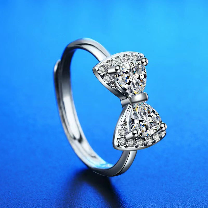 Streaming On Moissanite Female Affordable Luxury Fashion Rings