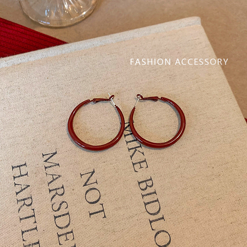 Pattern Love Artificial Pearl Festive High-grade Earrings