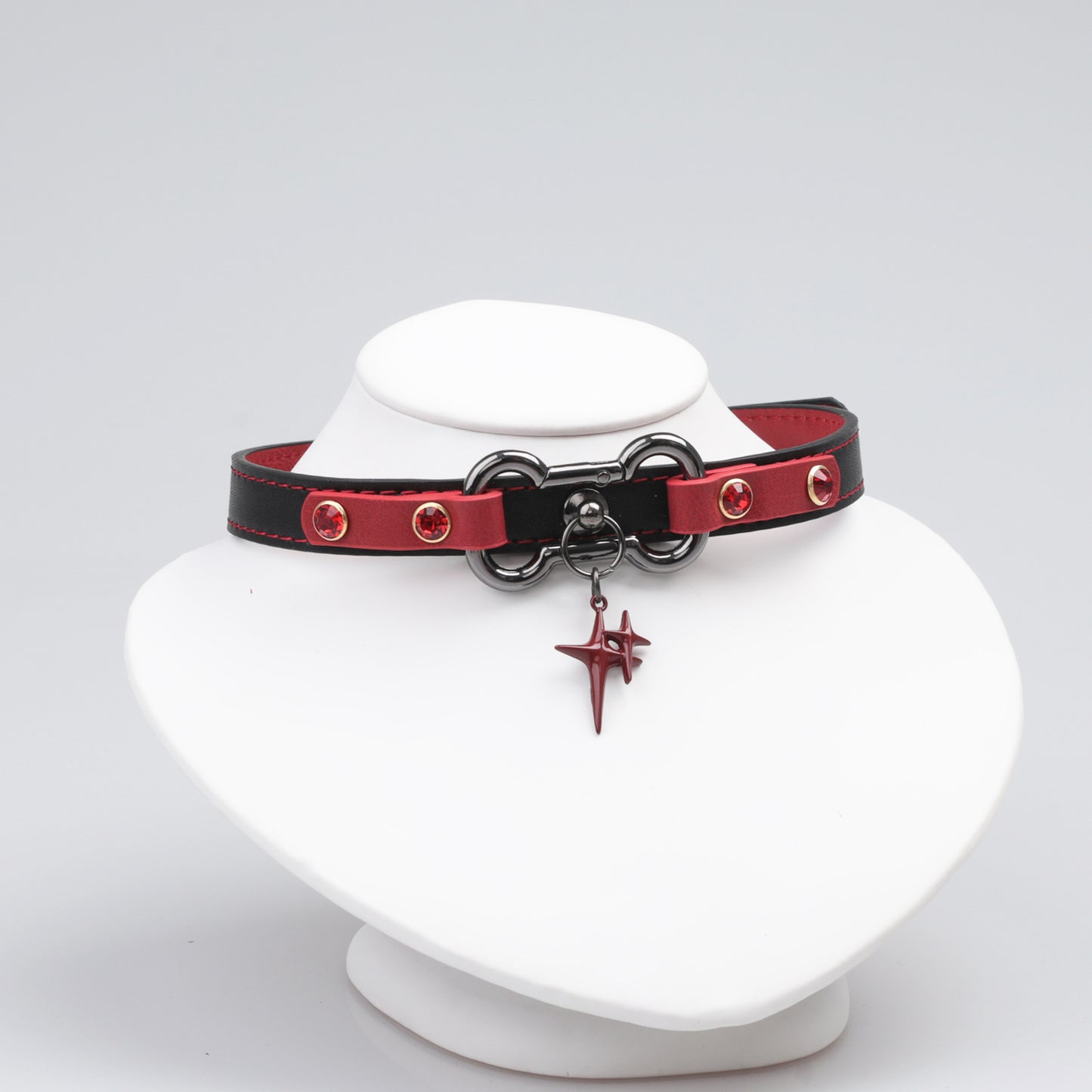 Carve Writing Cross Design Flirting Alternative Traction Adult Fashion Neck Collar