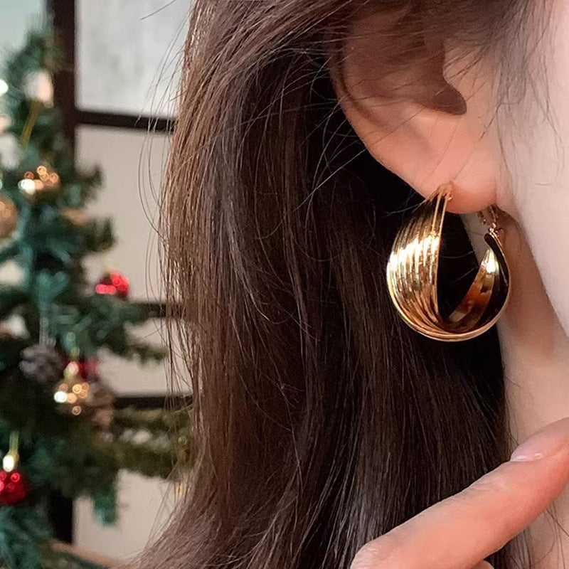 Women's Geometric Simple High-grade Light Luxury Super Nice Unique Earrings
