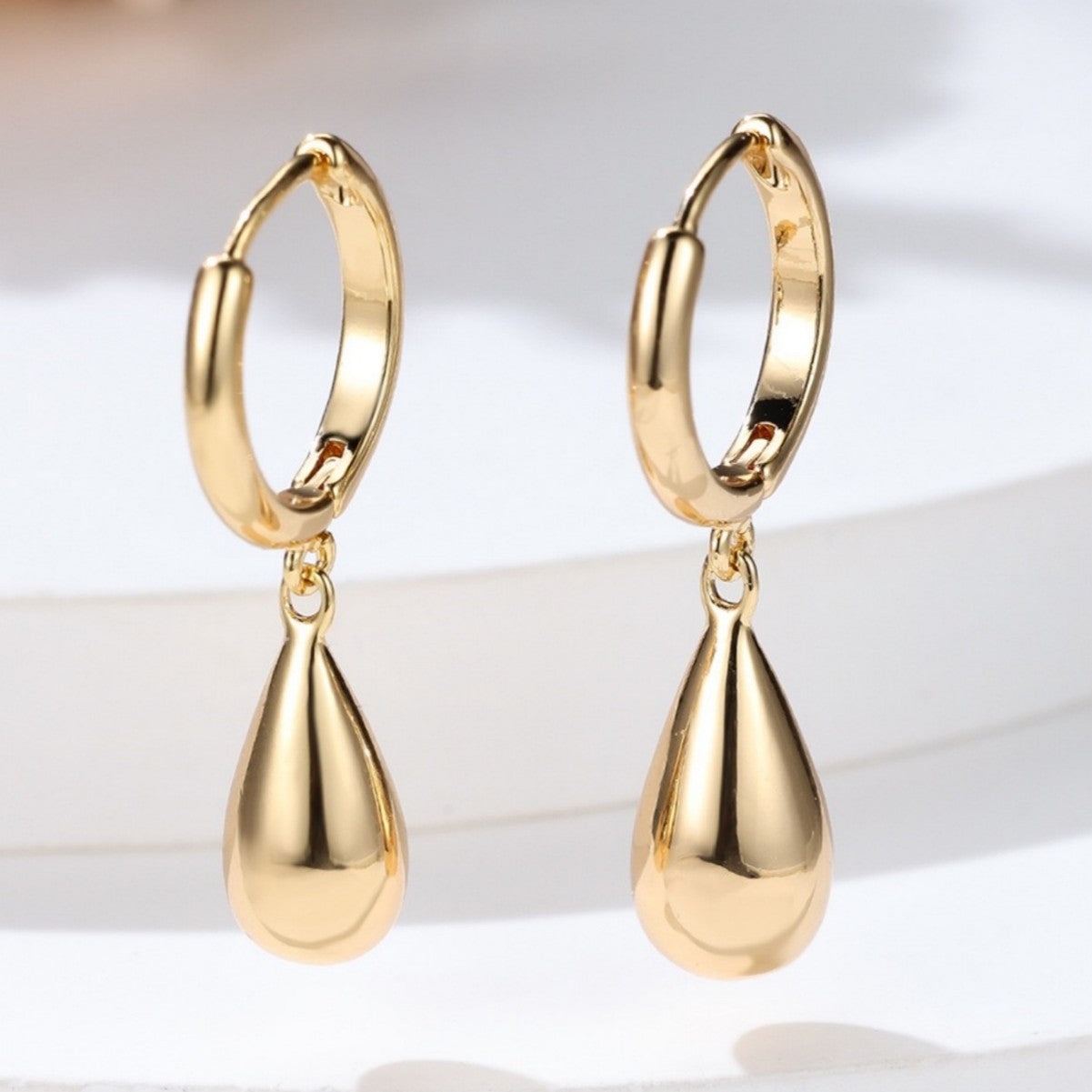 Water Drop Retro Simple High Sense Elegant Earrings