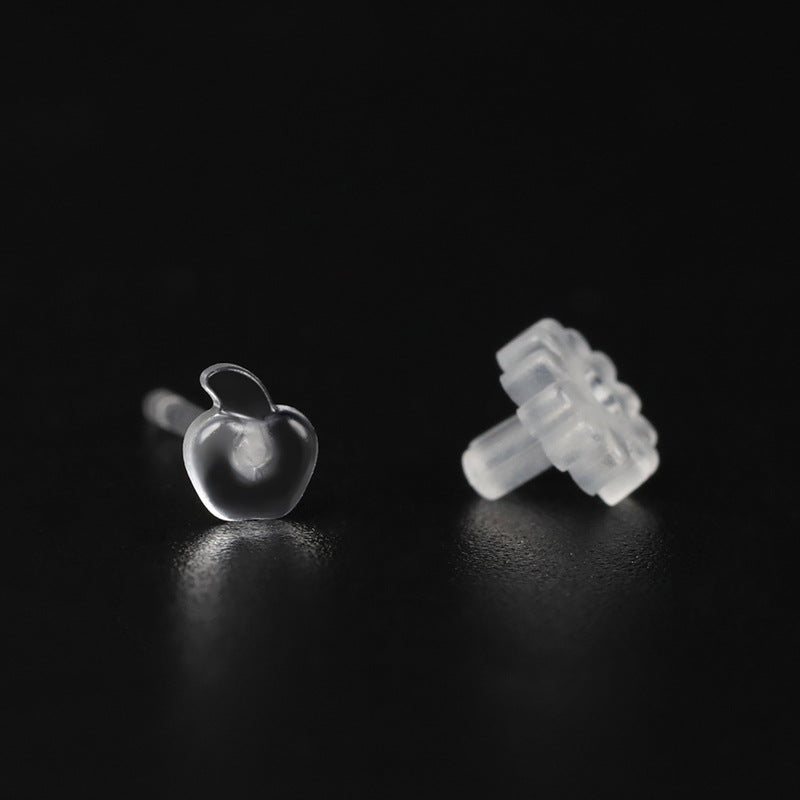 Resin Ear Stick Personality Simple Plastic Auricular Needle Raise Stud Earrings
