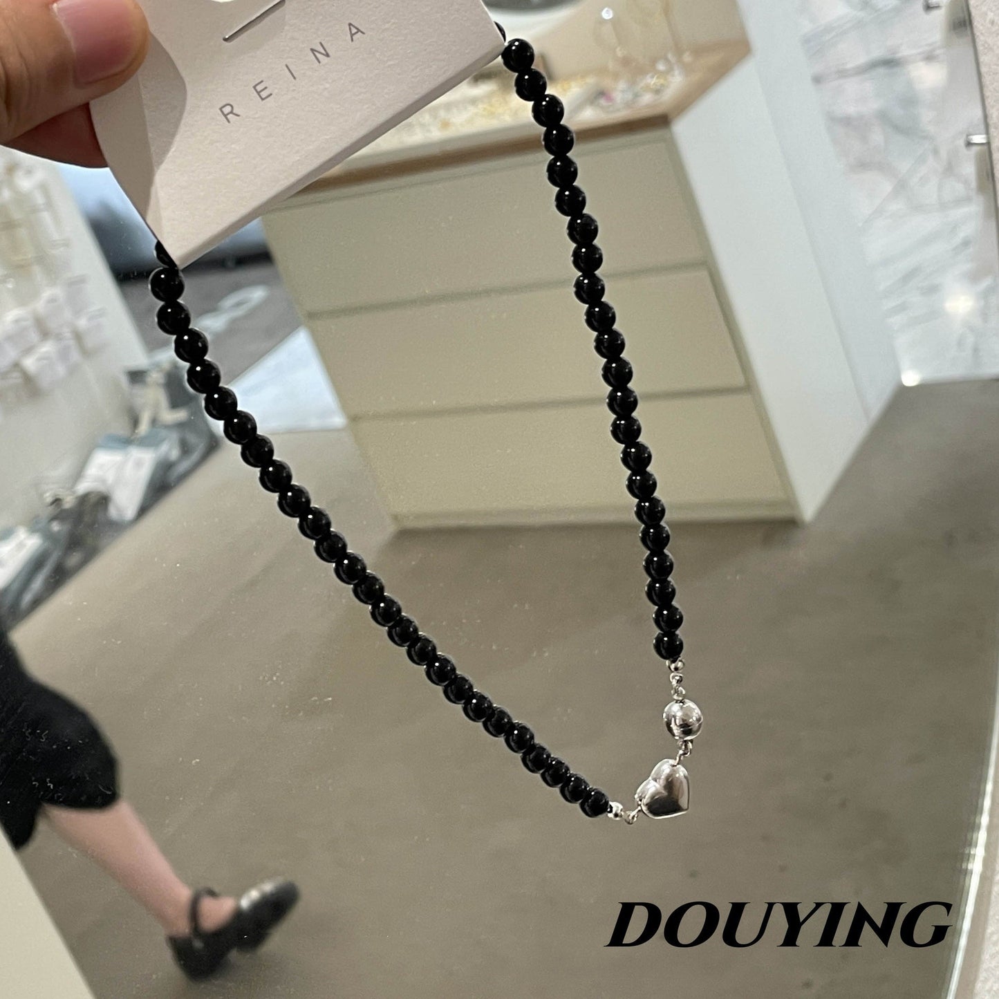 Women's Wind Beaded Fine Simple Niche Design Necklaces