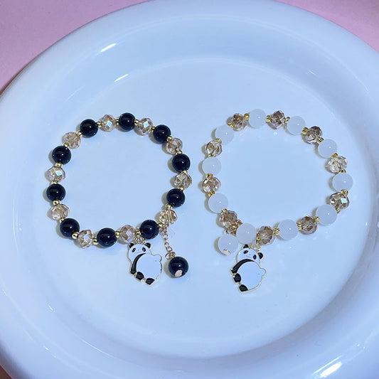National Treasure Panda Ice Crystal Cartoon Bracelets