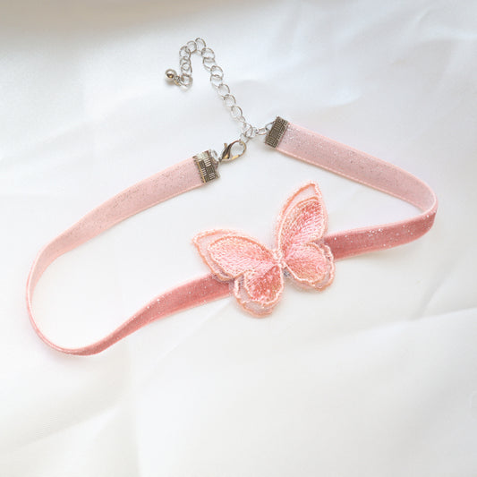 Ornament Neck Band Pink Love Items Necklaces