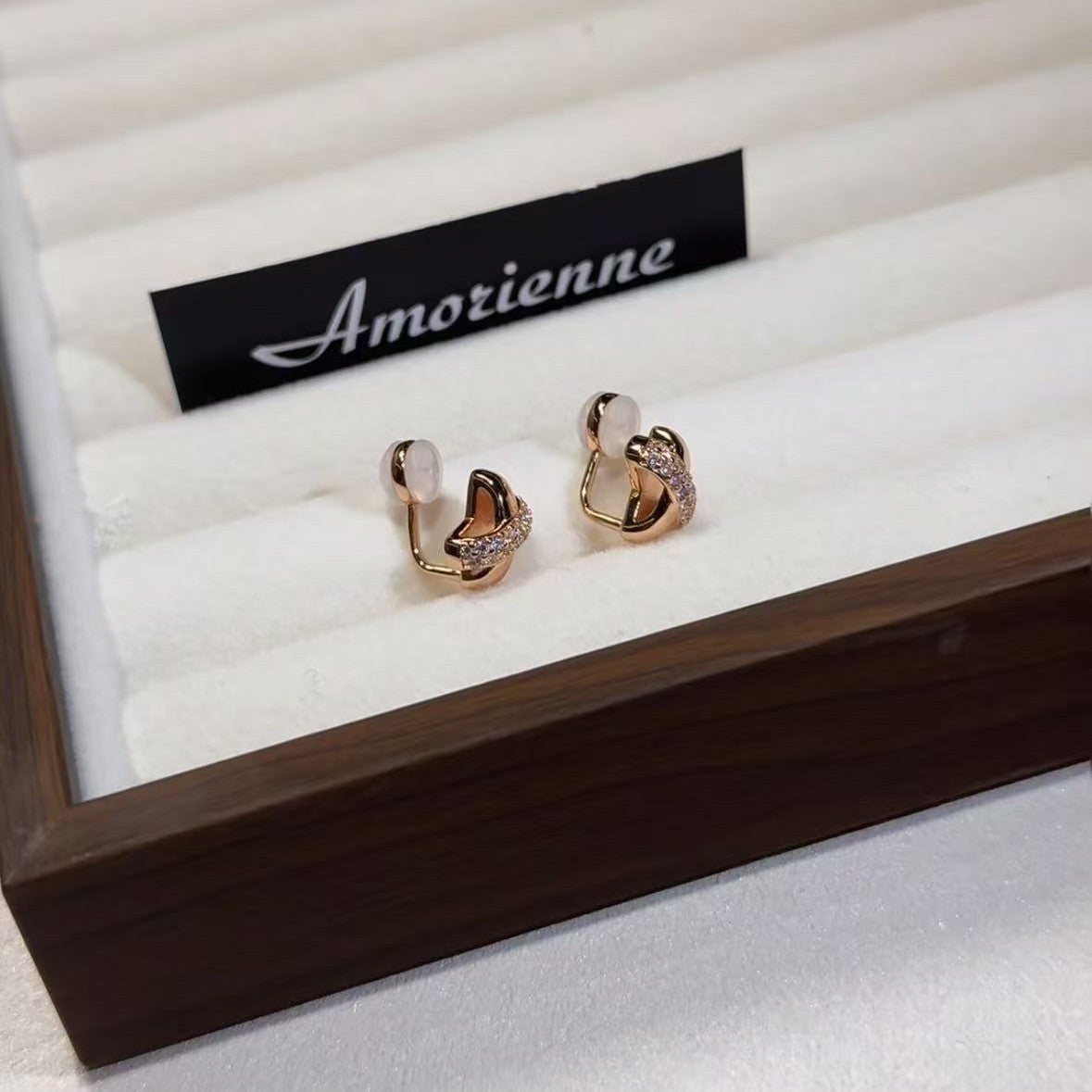 Women's Ear Bone Clip Zircon Stylish Simple Rings