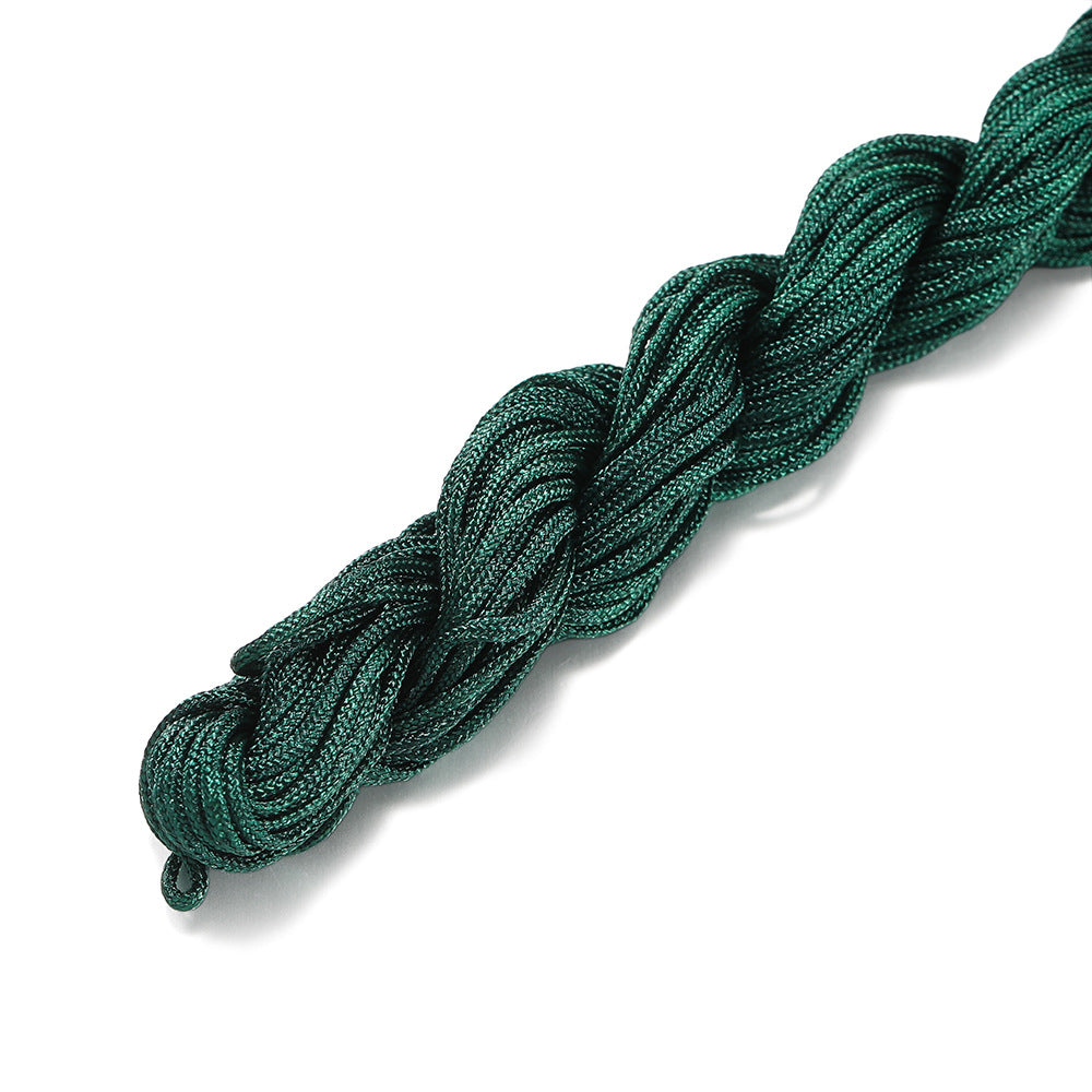 Handmade Braided Jade Strand Red Rope Thread Chinese Knot Hanging Ornaments