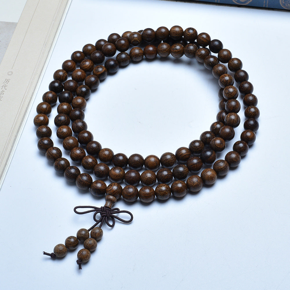 Women's & Men's Authentic Pterocarpus Wood Buddha Beads Batch Bracelet