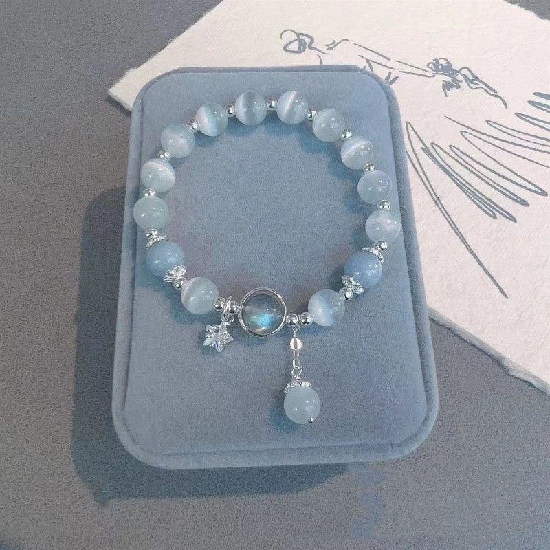 Stone Crystal Butterfly Female Design Gray Bracelets