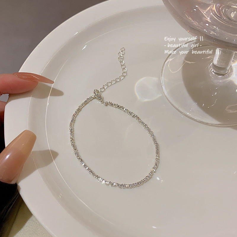 Small Pieces Of Sier Female Light Luxury Bracelets