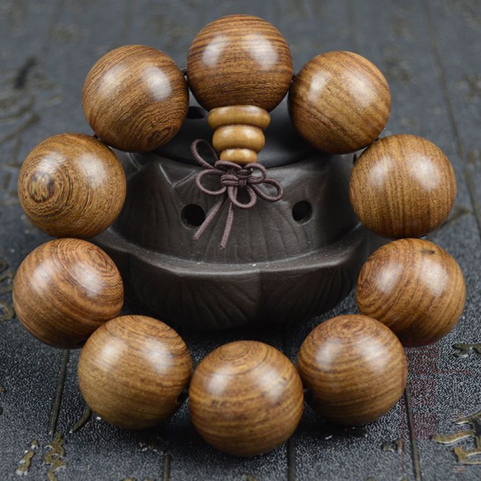 Women's & Men's Old Materials Wooden Prayer Beads Ebony Traditional Bracelets