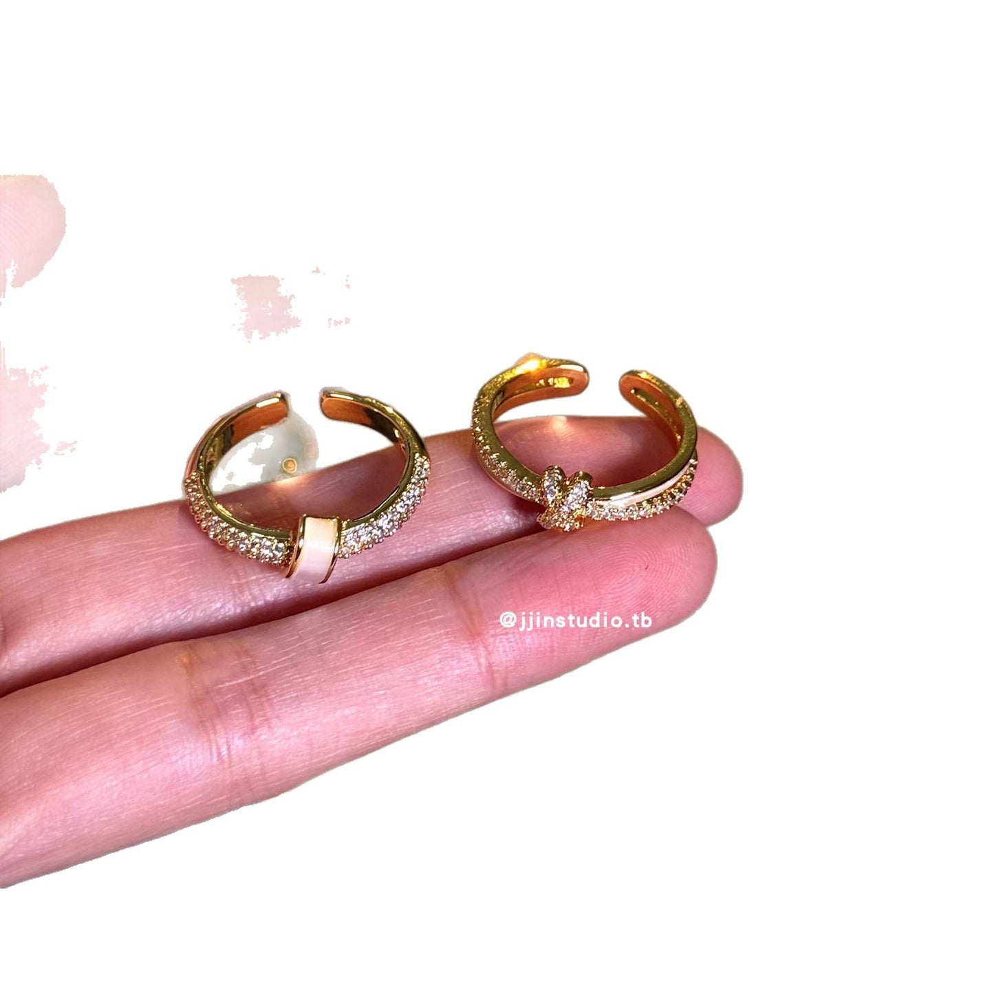 Women's Knotted Light Luxury High-grade Exquisite Refined Ring