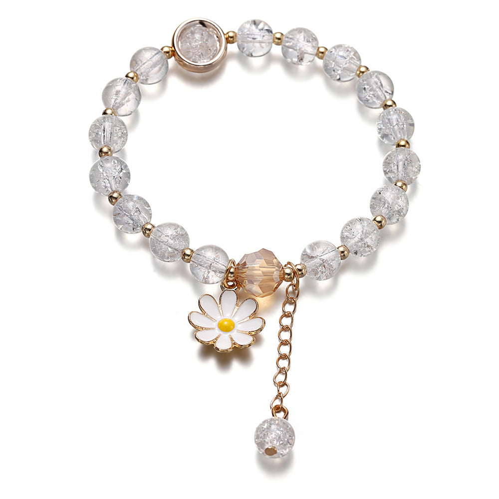 Cream Two-color Lily White High-grade Sense Bracelets