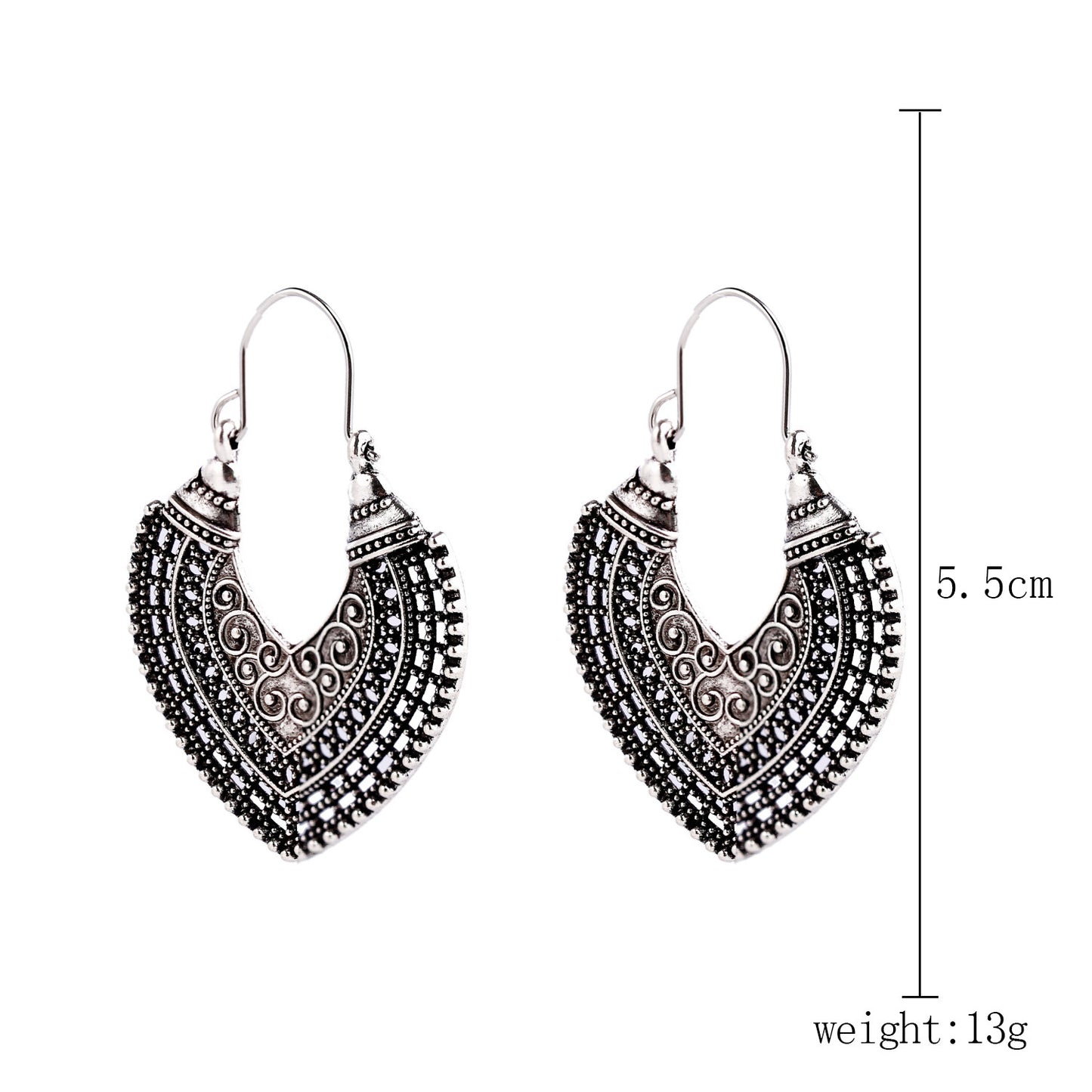 Women's Turquoise High-grade Retro Ethnic Style Fashion Earrings