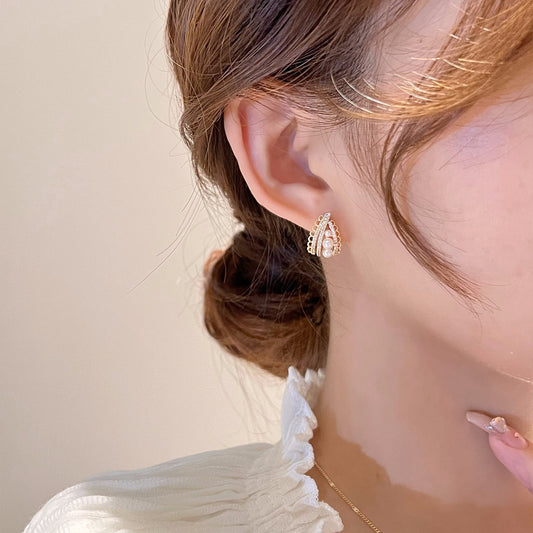 Women's French Style Vintage Light Luxury Temperament Earrings