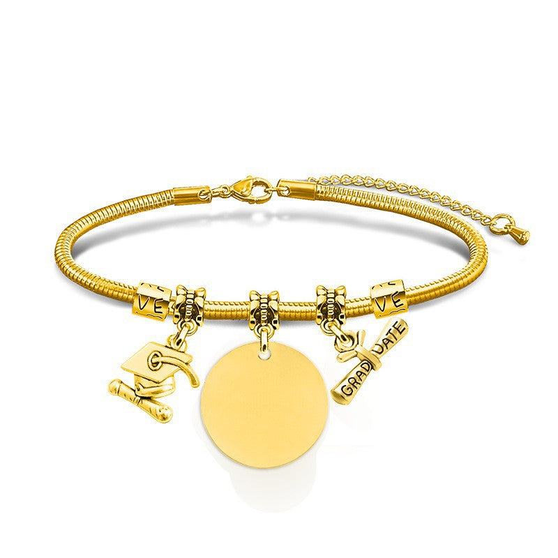Snake Bone Blank Material Stainless Steel Holiday Gift Bracelets