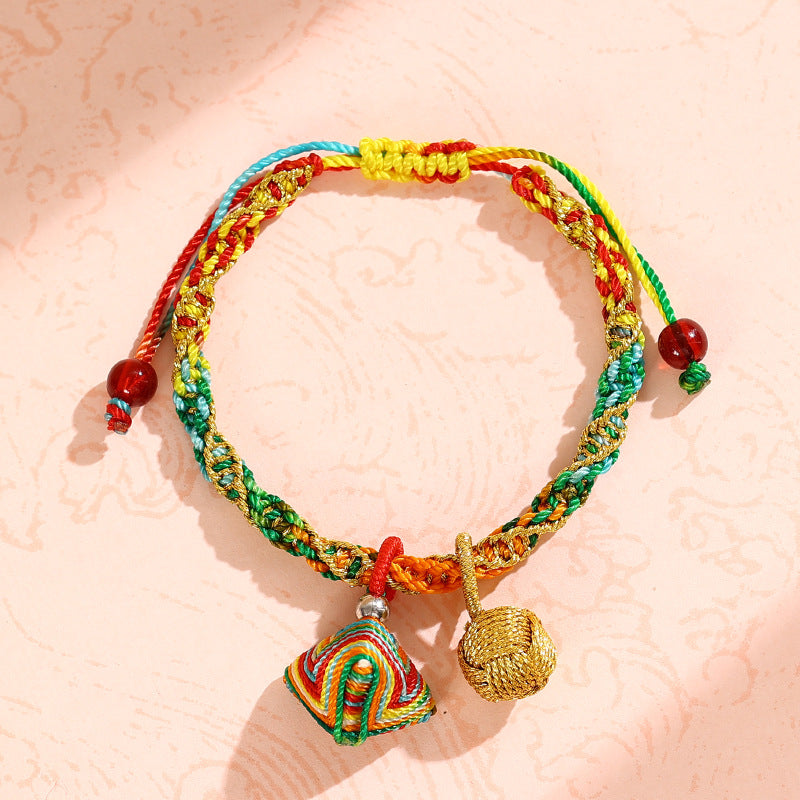 Children's Dragon Boat Festival Colorful Rope Hand-woven Bracelets