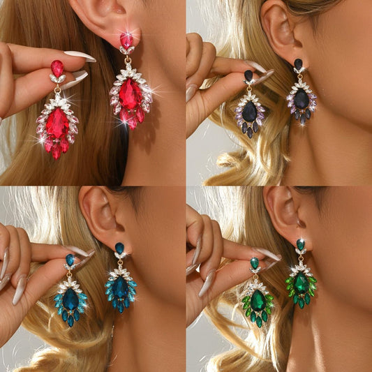 Water Drop Light Luxury High-grade Ear Earrings