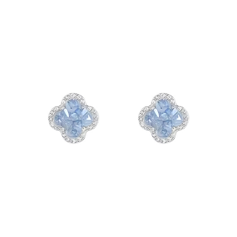 Clover Sier Light Luxury High-grade Niche Unique Exquisite Design Rings