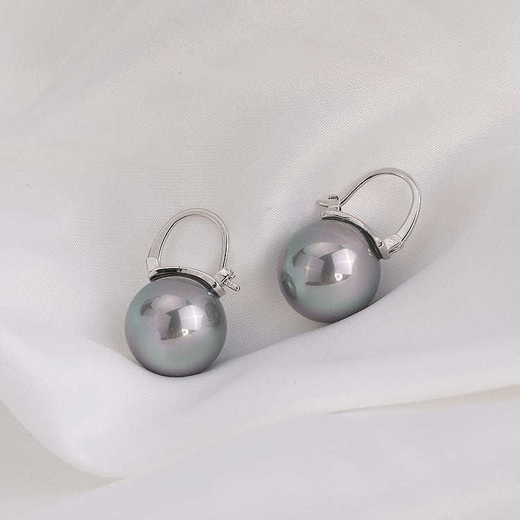 Dong Retro Style Simple Graceful Clip Pearl Rings