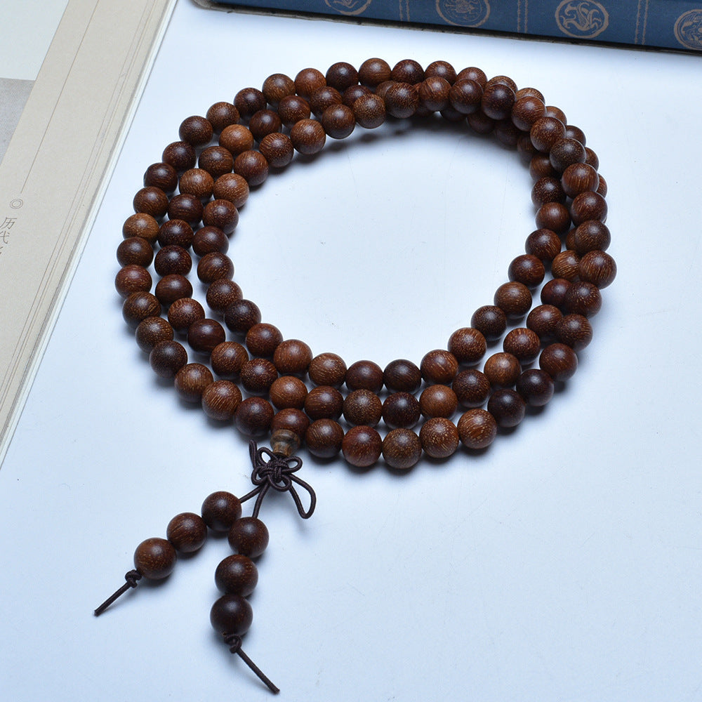 Women's & Men's Authentic Pterocarpus Wood Buddha Beads Batch Bracelet