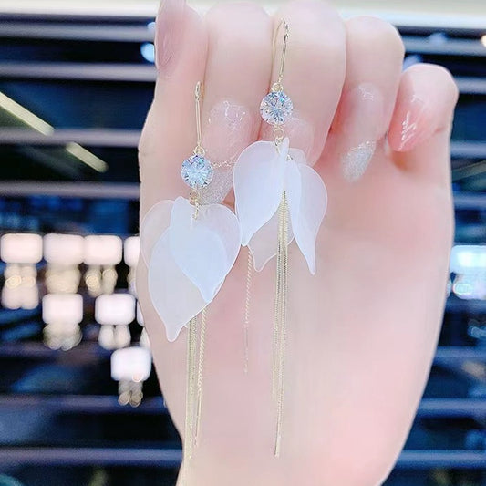 Sier Needle Sweet Simple Graceful Fashionable Super Fairy Ear Hook