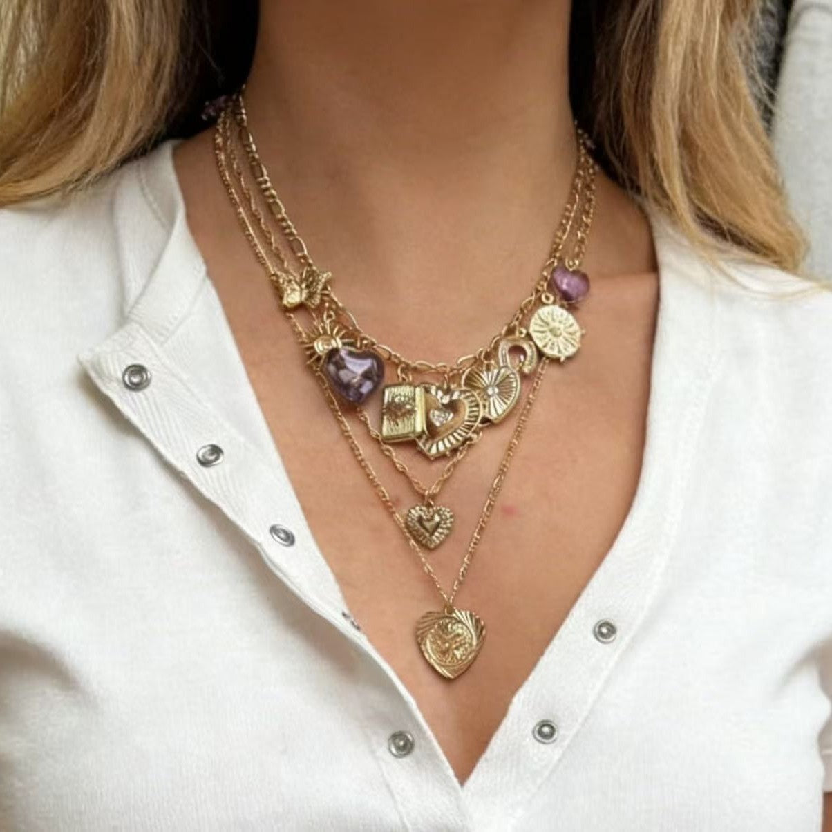 Punk Rock Style Simple Exquisite Sweet Necklace